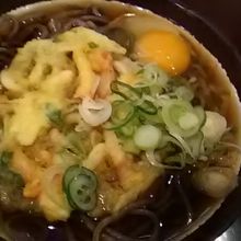 天ぷら玉子蕎麦