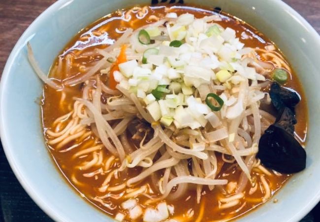 極太麺の美味しいラーメン