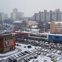 ６階からの眺め。この日マイナス10度！