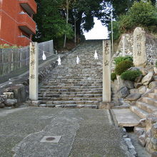 南からの上り口