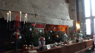 クリスマスの飾りがありました