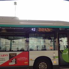 ギャラリーラファイエットからパリ北駅まで乗ったバス