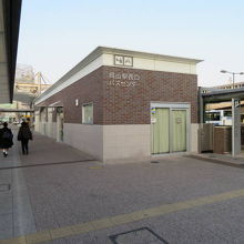 岡山バスターミナルです