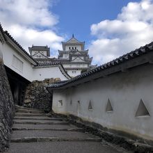 天守閣までも結構長い道のり