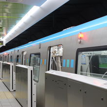 少し小さ目の電車です。