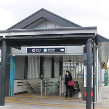 薬師堂駅。陸奥国分寺がすぐです。