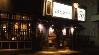 JR会津若松駅の側の喜多方ラーメン店