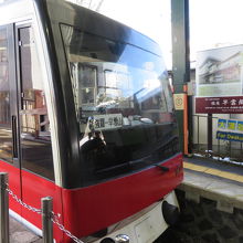 ケーブルカーは２両連結でした