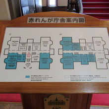 庁舎内の見取図です