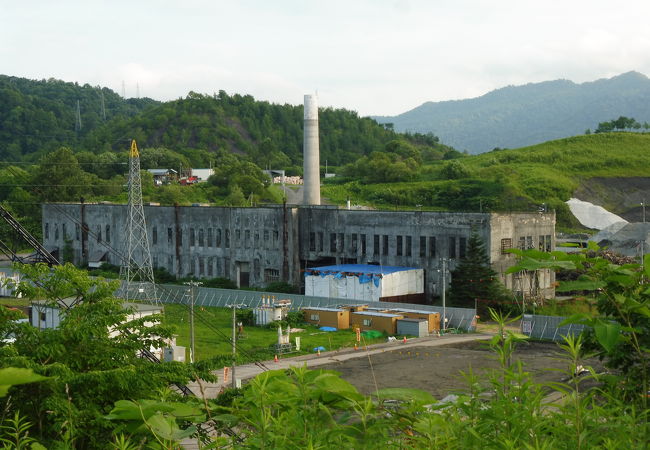 北炭清水沢火力発電所跡