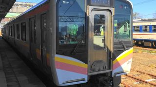 車窓の景色が綺麗