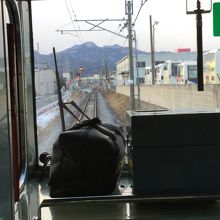 中之条駅付近の車窓
