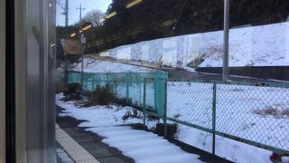 吾妻渓谷は中之条駅よりは西でないと見えません