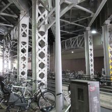 南西側の途中辺りの様子