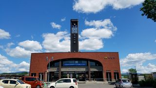 美深駅と併設のターミナル