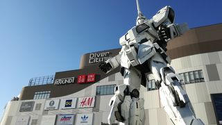 実物大のユニコーンガンダム