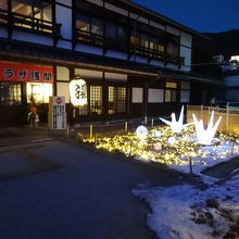 イルミネーションも綺麗でした。