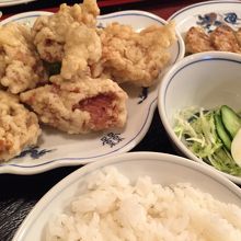 から揚げ定食