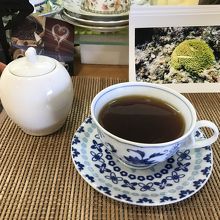 ソルトコーヒー。塩が酸味をとりマイルドになります