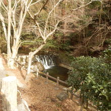 箕面公園，みのお大滝の途中　駅から約500m地点