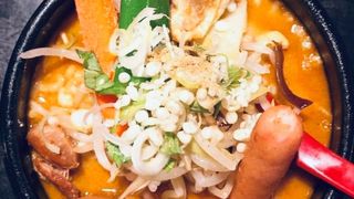 スパイス豚骨味噌味