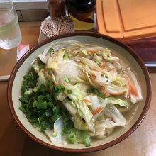 この野菜そばが最高です！