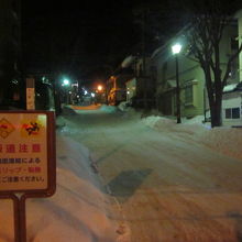 マイナーな坂は圧雪のことが多いですね（凍結でないだけまし）