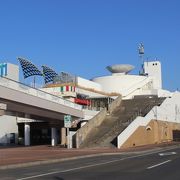 浦戸諸島への市営汽船の乗り場
