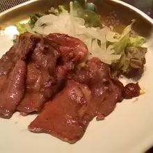 １月限定コースの牛タン