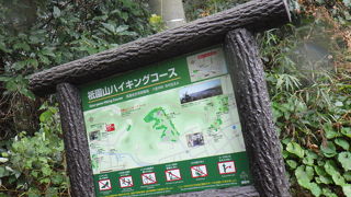 結構傾斜のある山道です