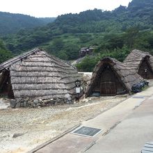 湯の花小屋景色