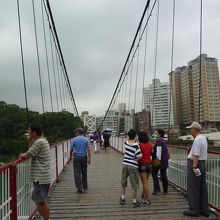碧潭風景区　吊橋