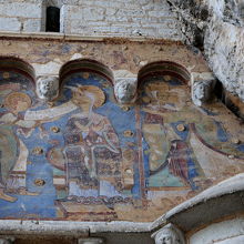 12世紀のフレスコ画