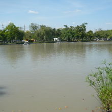 チャトゥチャック公園の中には、池が整備されていて、きれいです