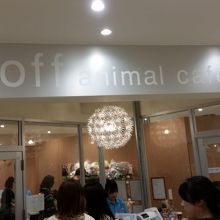 動物と触れ合える