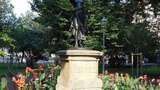 旧市街の北西側にある公園