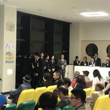 機長からのあいさつ。。。