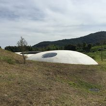 豊島美術館外観