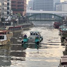 神田川の清掃の様子