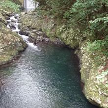 近くの小さい滝