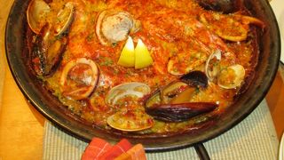 パエリアが美味しかった！