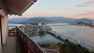 展望が素晴らしい