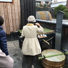 伏流水の井戸