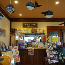 道の駅のテイクアウトコーナー