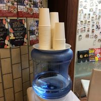 フロント向かいにはウォーターサーバーがあるのはめずらしい