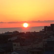 最高の日没が見れるベランダ