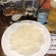 スパイシーな印度カレー