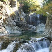 “関山大滝”を望む