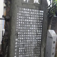鎌倉町青年会の建碑運動で建てられた石碑