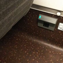 座席電源がありました